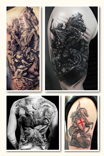 Тату вершник на коні може не бути прив’язано до якогось загальновідомого персонажа