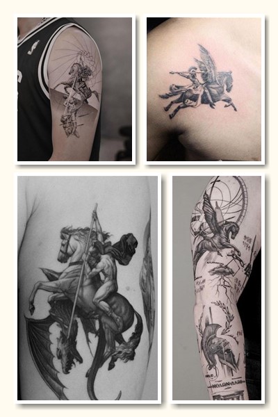 варіанти Тату вершник на коні