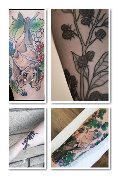 Татуювання ягоди для жінок