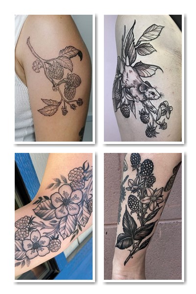 Тату ягоди має найбільшу популярність серед представниць прекрасної статі