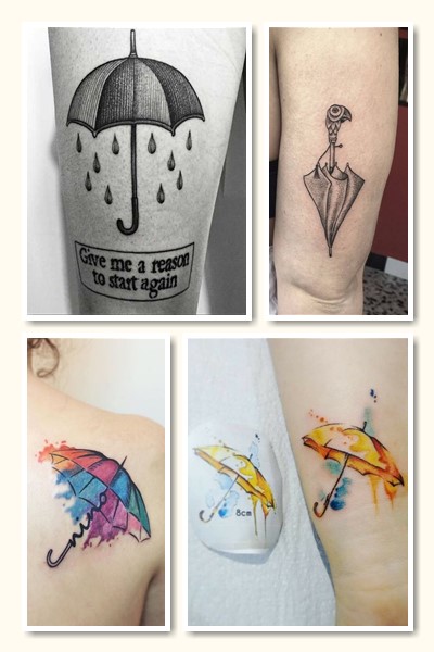 Варіанти малюнку тату парасолька