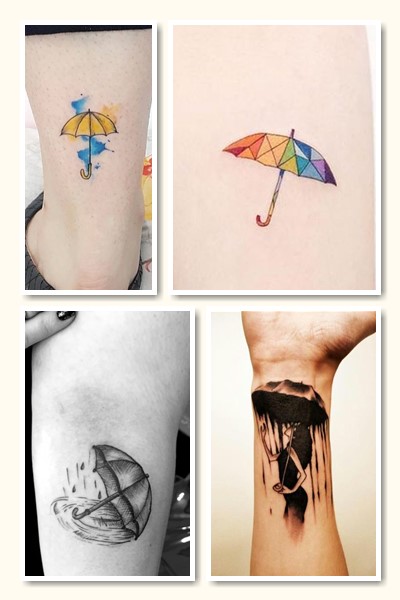 Тату парасолька можна надати унікального вигляду