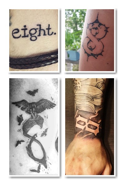 Татуювання вісімка – простий малюнок, який має сакральне значення