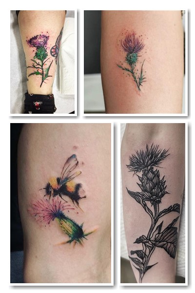 тату будяк – могутній оберіг від негативної енергетики