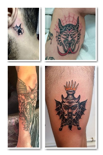 Кольори та стилі зображення тату чорт