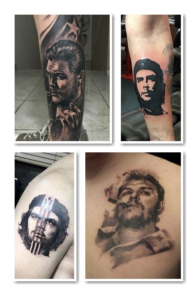 як татуювання з Че Геварою виглядатиме на тілі
