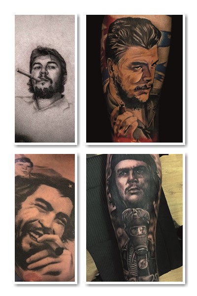 портрет Че Гевара тату