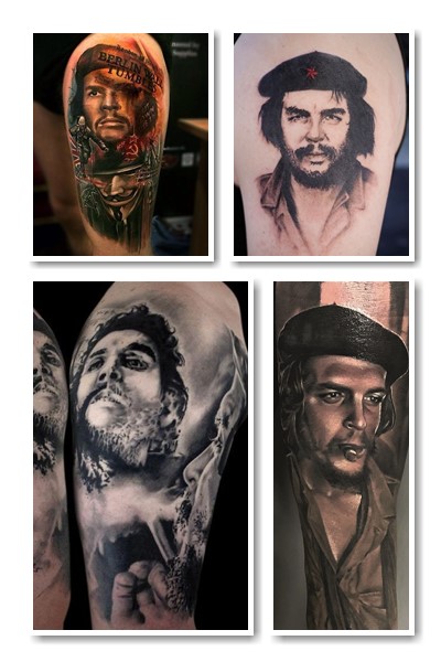 Портрет революціонера Че Гевара тату