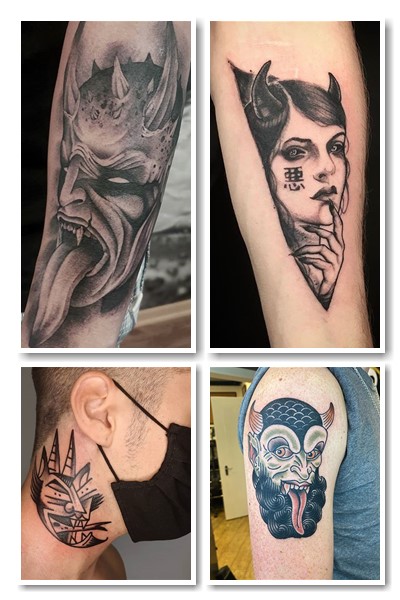 Тату диявол уособлює темну сторону душі