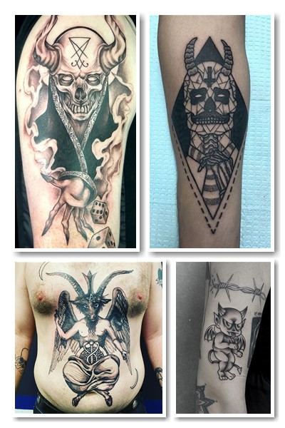 Популярні варіанти тату диявол