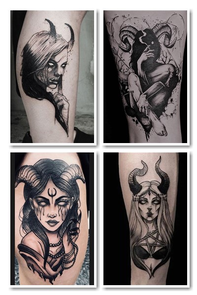 Тату диявол – неоднозначний візерунок