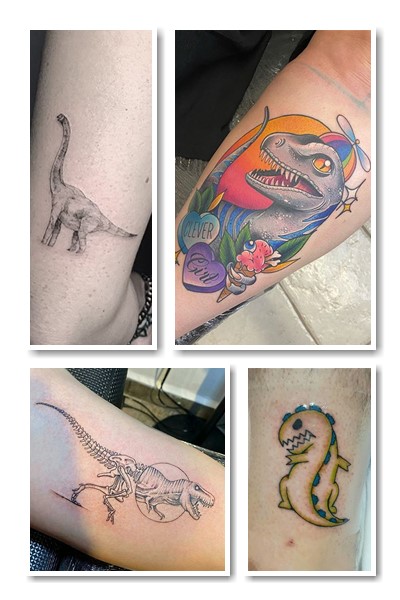 Де набивають тату динозавр