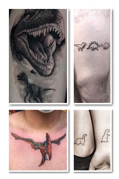 Історія символу тату динозавр