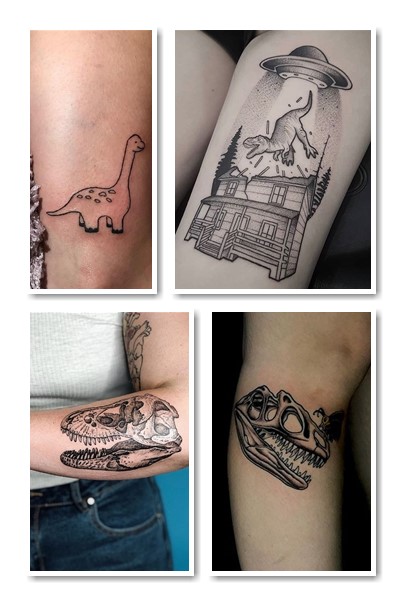 тату динозавр символізм