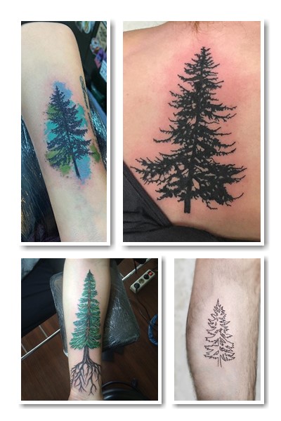 ялинка тату символ