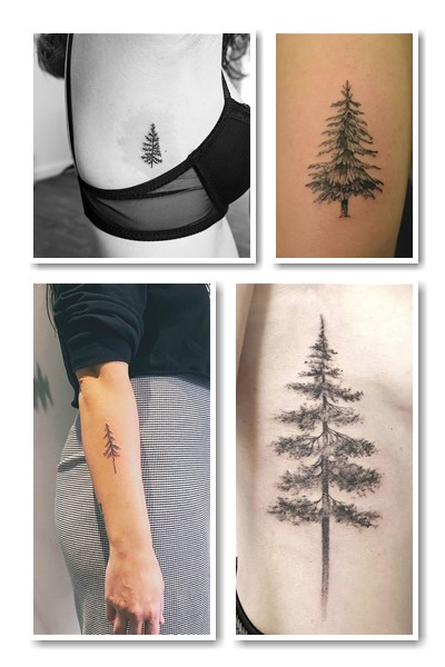 Тату ялинка символізм