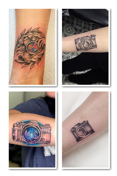 Стиль зображення тату фотоапарат