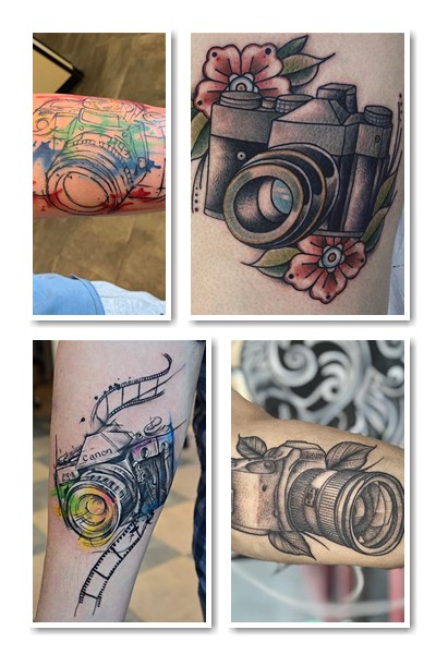 Фотоаппарат татуювання символізм