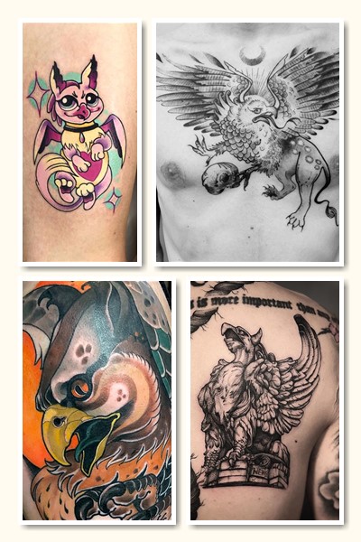 Основні значення тату грифон