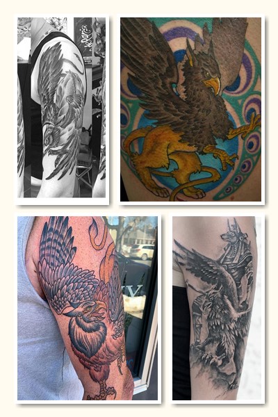 Тату грифон краще робити великим за розміром