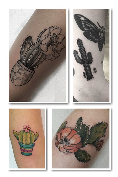 Стилі та кольори зображення тату кактус
