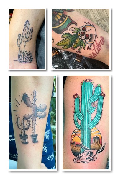 Додаткові елементи Кактус тату