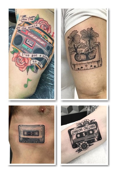 Магнітофон та касета тату