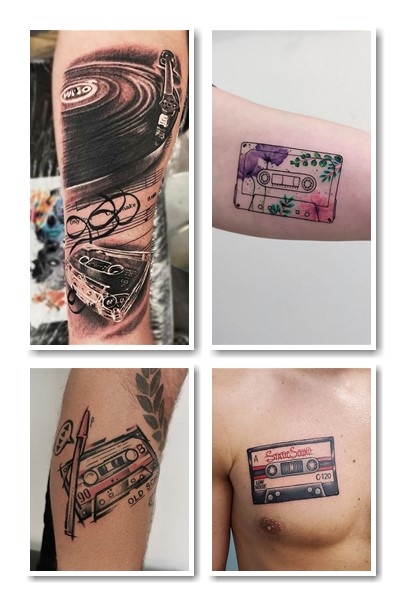Значення татуювання касета та додаткові символи