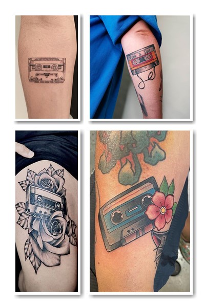Тату магнітофон і тату касета символізм