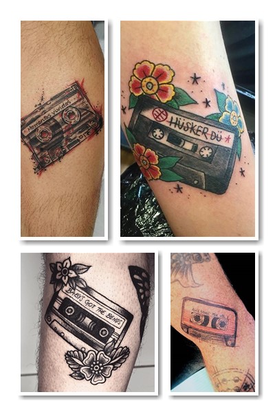 Тату магнітофон і тату касета у Києві