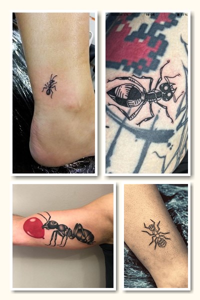 куди нанести тату мураха 