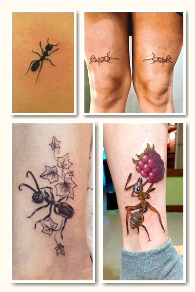 Тату мураха виконують у різних стилях