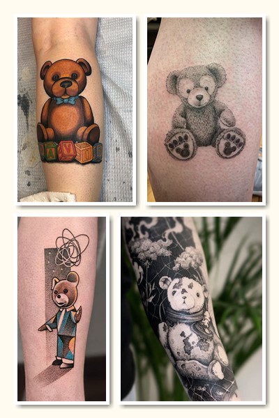 Значення татуювання ведмедик