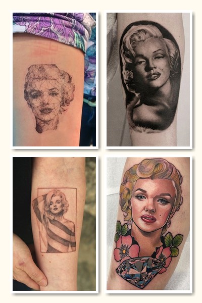 Найпопулярніший варіант тату Мерилін Монро