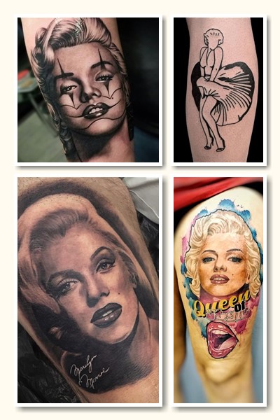 Тату Мерилін Монро – естетичний малюнок