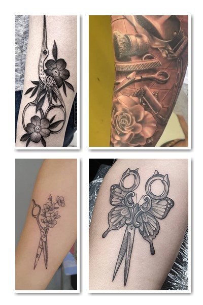 татуювання ножиці у Києві