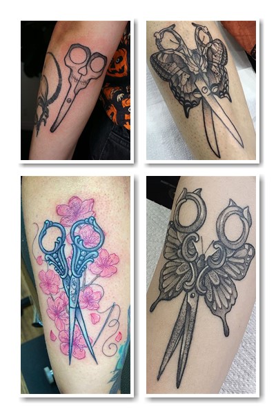 історія тату ножиці