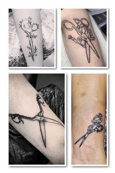 Що означає тату ножиці