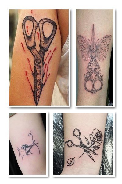 Кому підходить татуювання ножиці