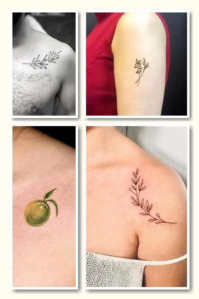 Оливкові гілки тату – символ миру та успіху