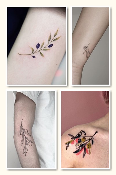 Основні варіанти символізму тату оливки