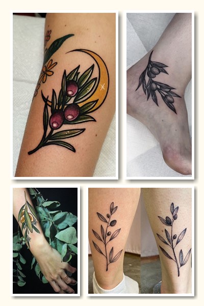 Тату оливки – красивий малюнок