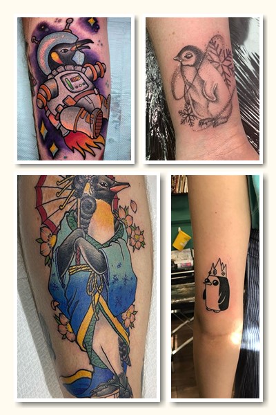 Історія тату пінгвін