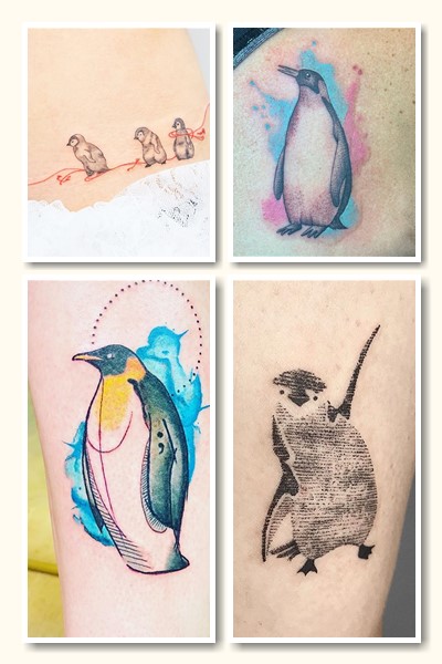 всі варіанти Значення татуювання пінгвін