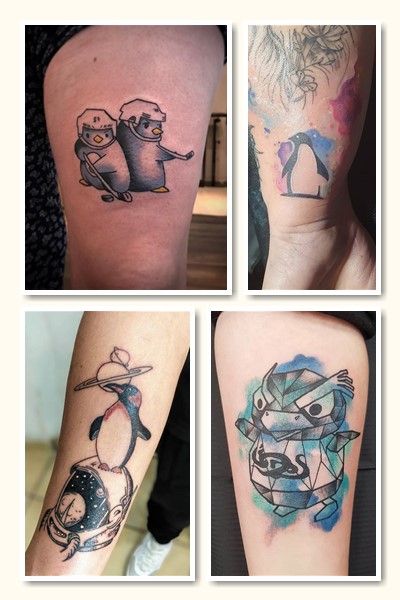 Де набивають малюнок тату пінгвін