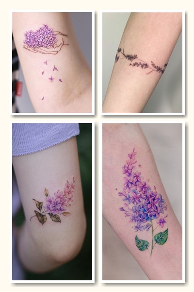 Де набивають татуювання бузок