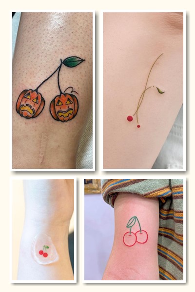 Татуювання з вишневим цвітом