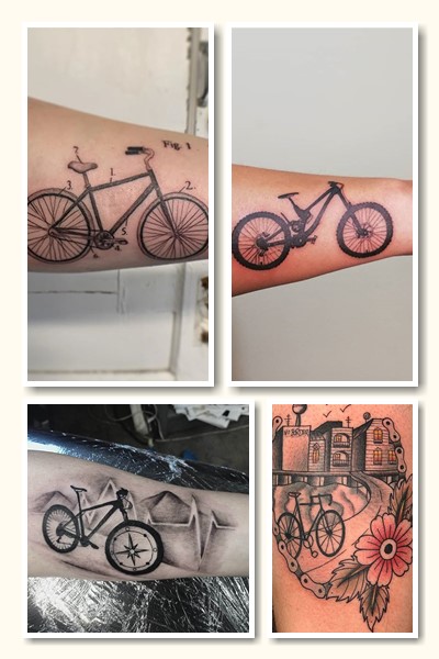 Татуювання велосипед у Києві