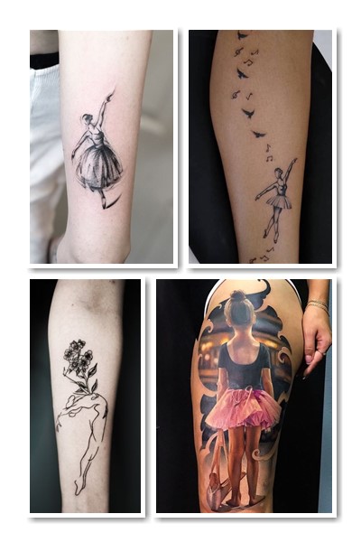 Де набивають татуювання балерина