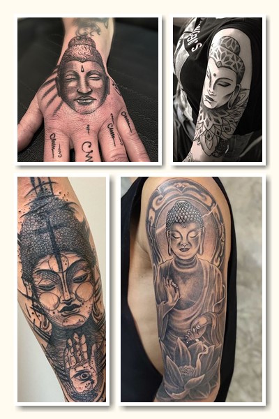 Тату Будда – візерунок з глибоким позитивним змістом
